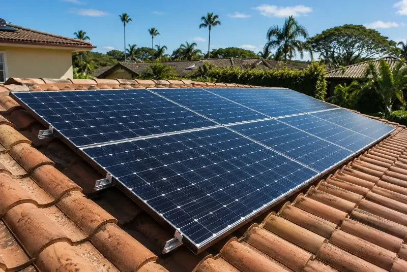 Installation de panneaux solaires à Belcaire